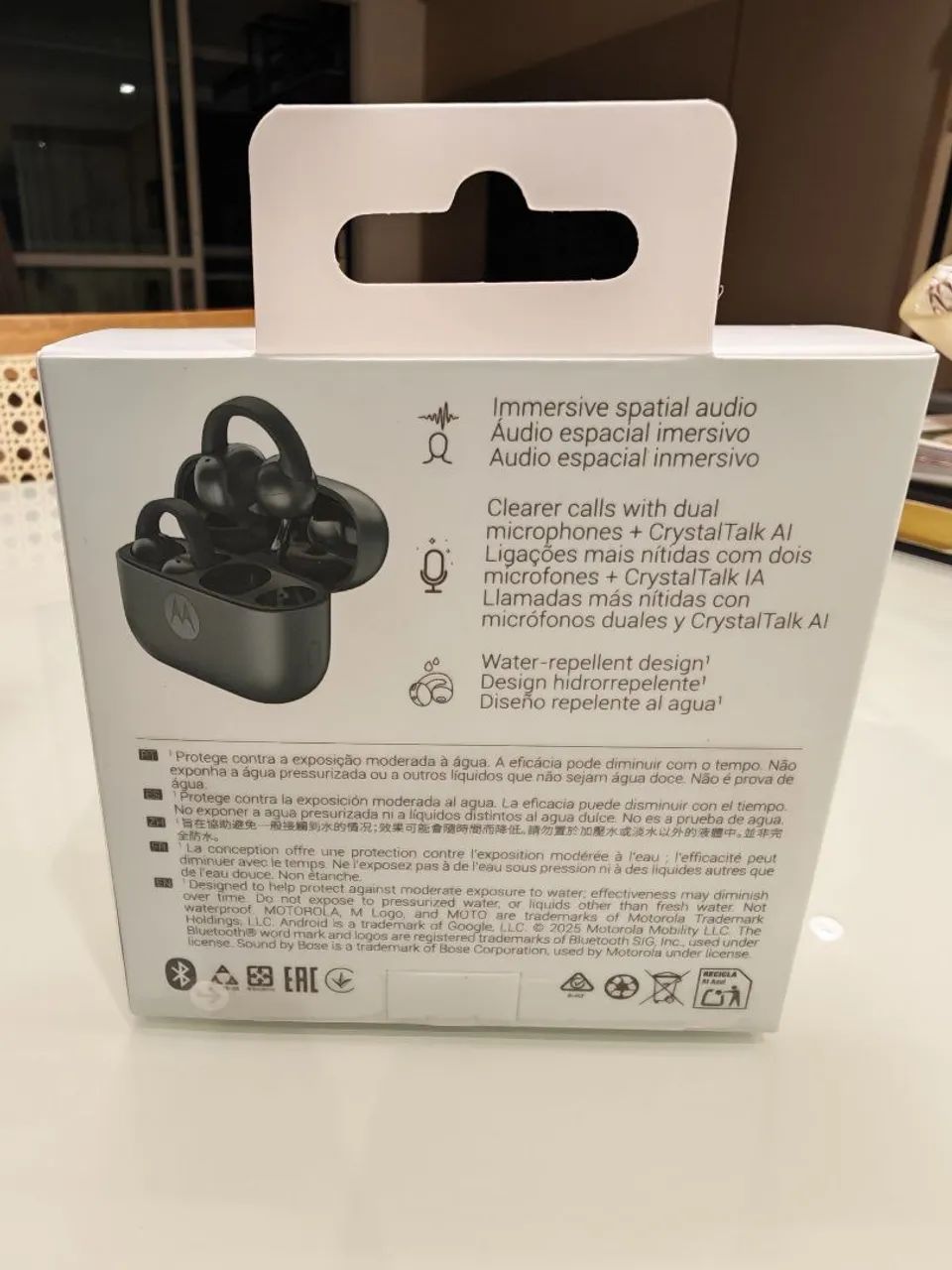 Fone de ouvido bluetooth Motorola Moto Buds Loop (sound by Bose) - Lacrado - Foto 2