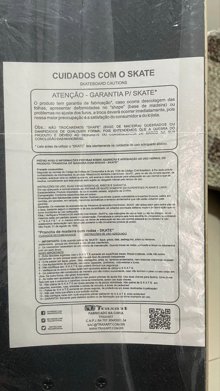 Skate intermediário Traxart DW-007 - Foto 2