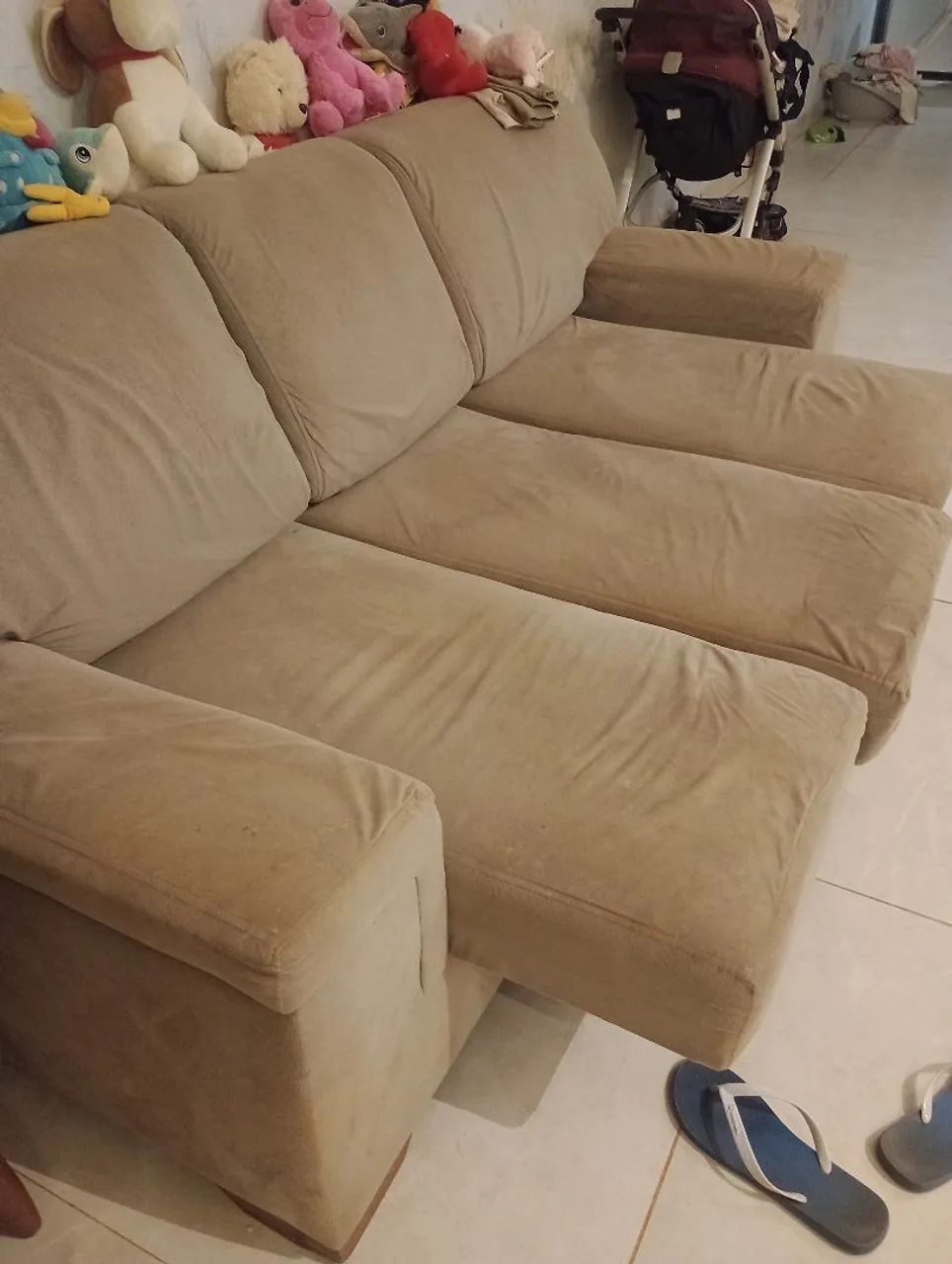 Sofá conservado 