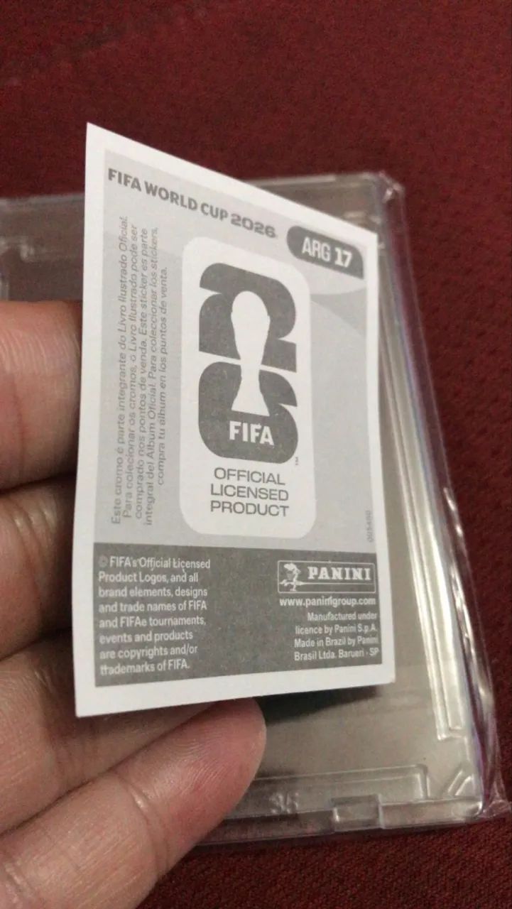 Figurinha Messi 2026 Original Panini No Case - Foto 2
