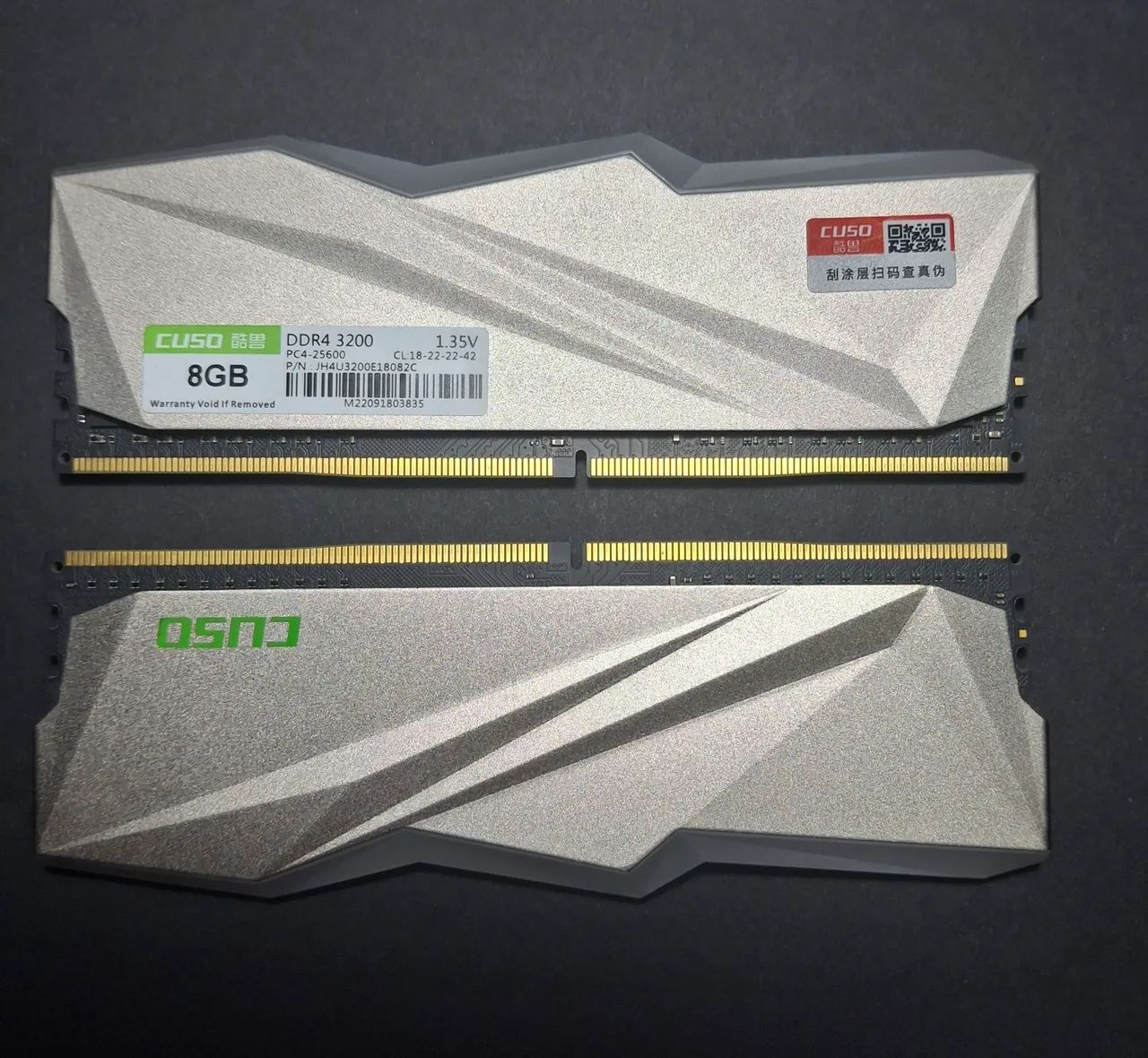 Memória Ram Cuso (2x) 8Gb 3200Mhz, Com RGB (Preço Bom) - Foto 2