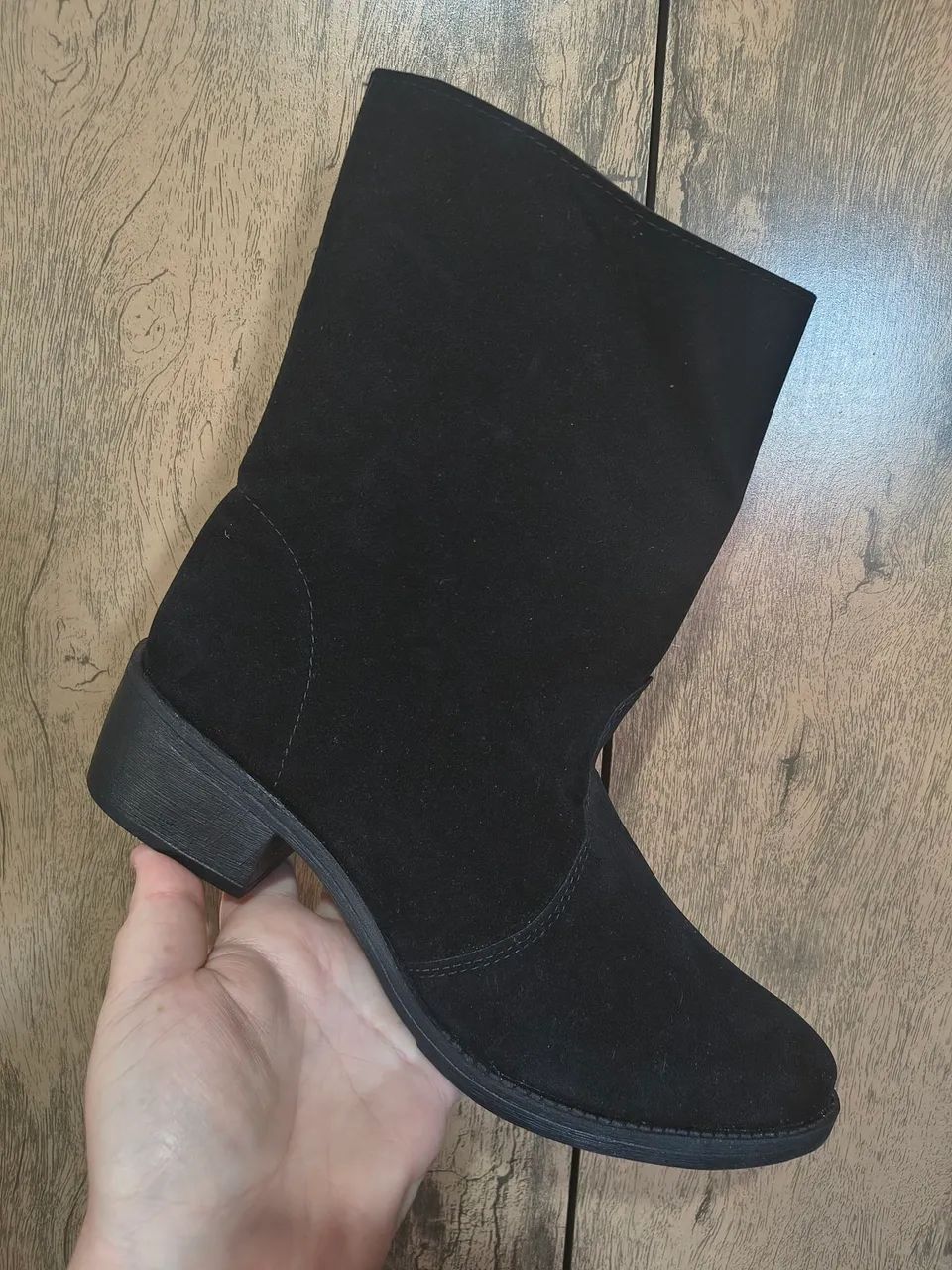Bota preta 2 em 1 38