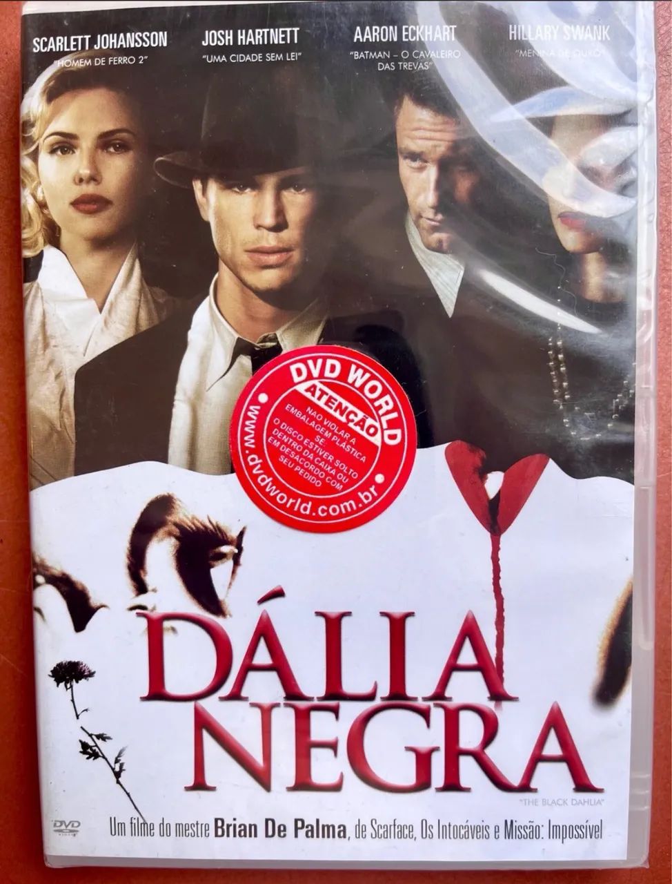 DVD Dália Negra lacrado 