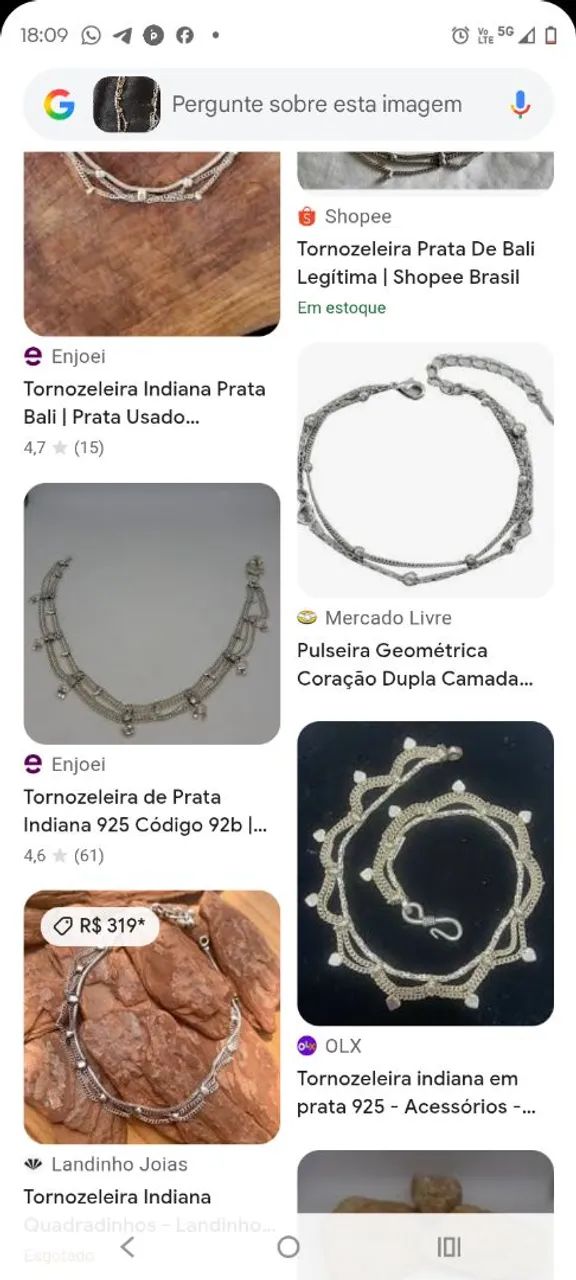 Vendo tornozeleira indiana  - Foto 3