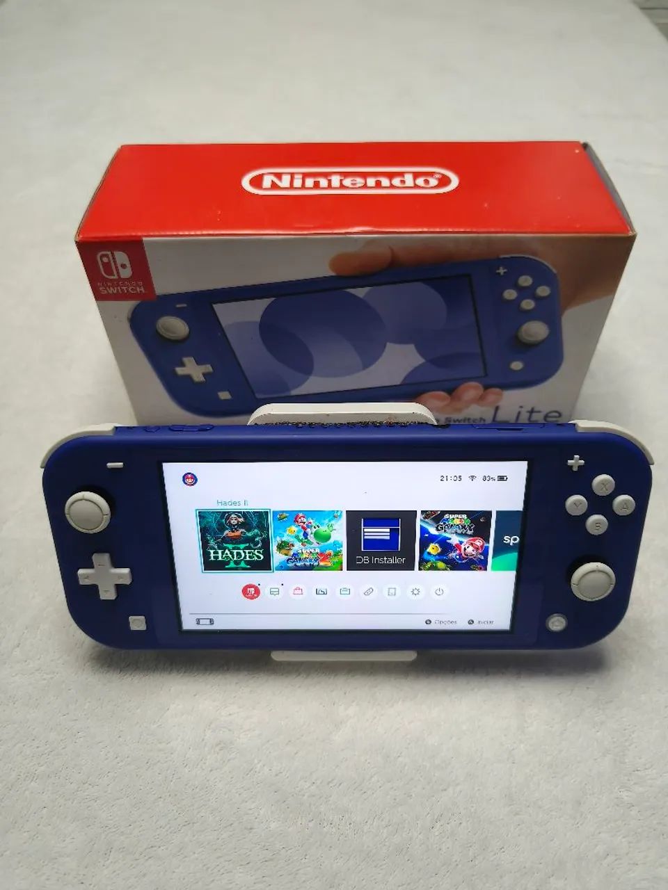 Nintendo switch Lite desbloqueado Azul 128GB - Consoles de Vídeo