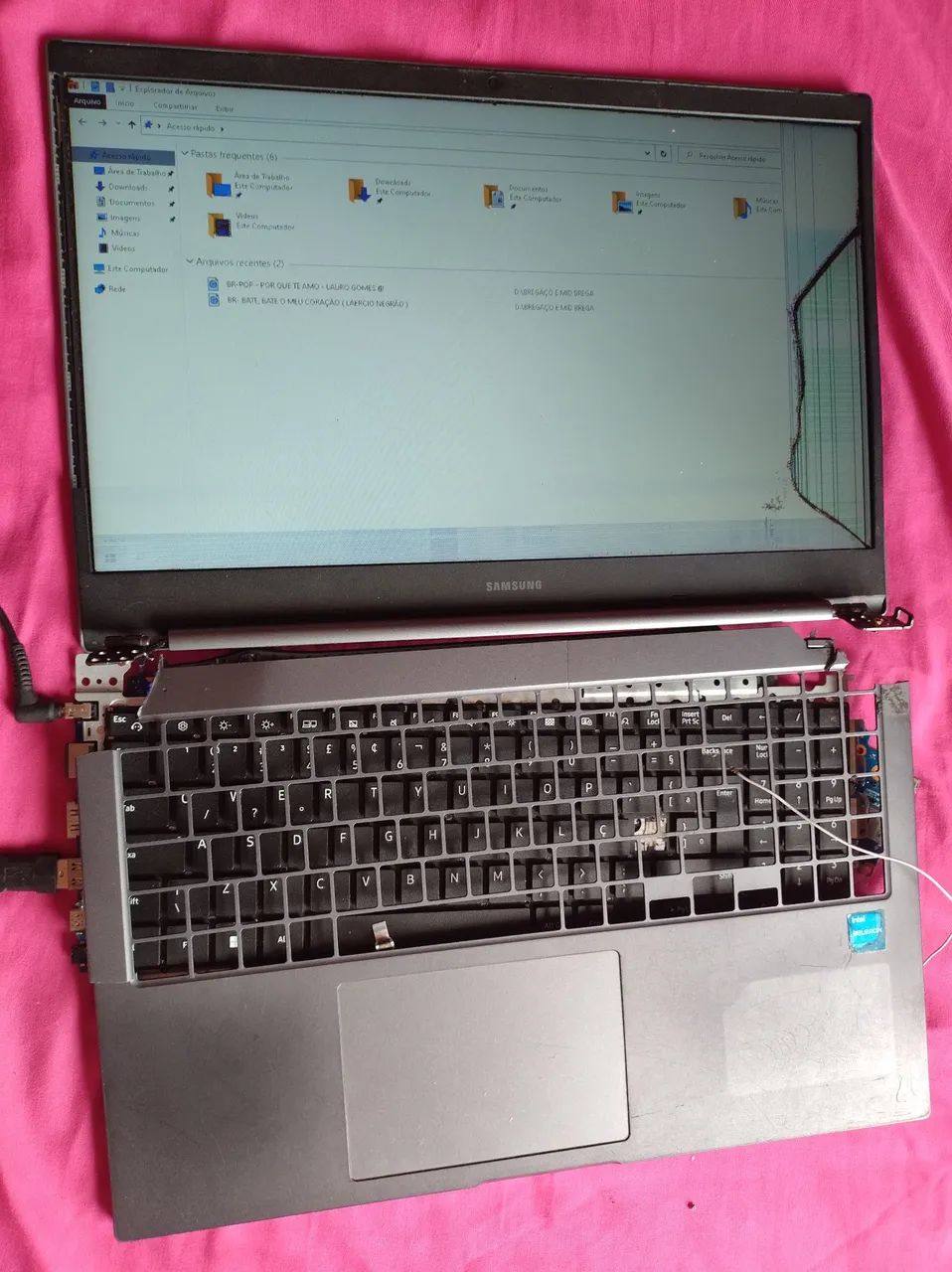 Notebook samsung para conserto leia - Foto 3
