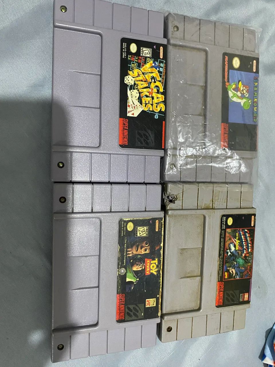 Super Nintendo fitas
