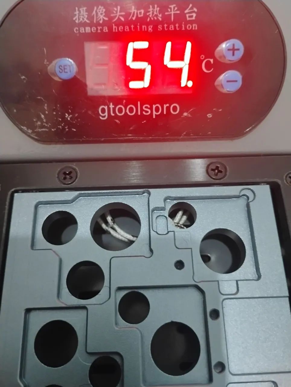 Plataforma de Aquecimento GToolsPro G-010 Pro Reparo de Câmera iPhone e Android - Nova - Foto 3