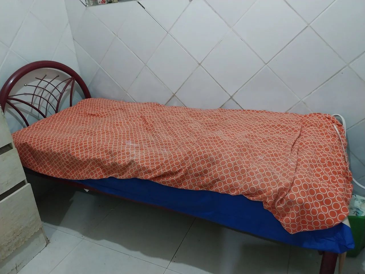 Used iron bed