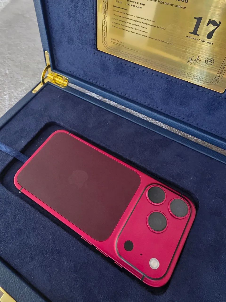 IPhone 17 Pro Max Cores Exclusivas / Ouro - Foto 2