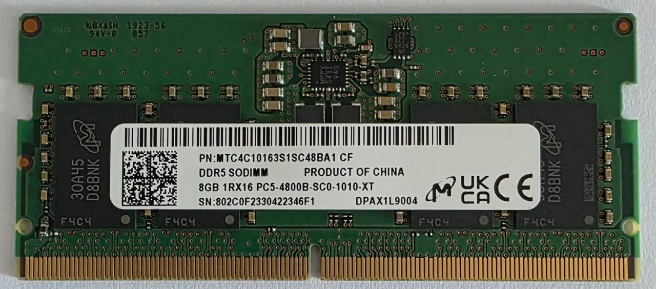 Memória RAM DDR5 8 GB SODIMM notebook  - Foto 3