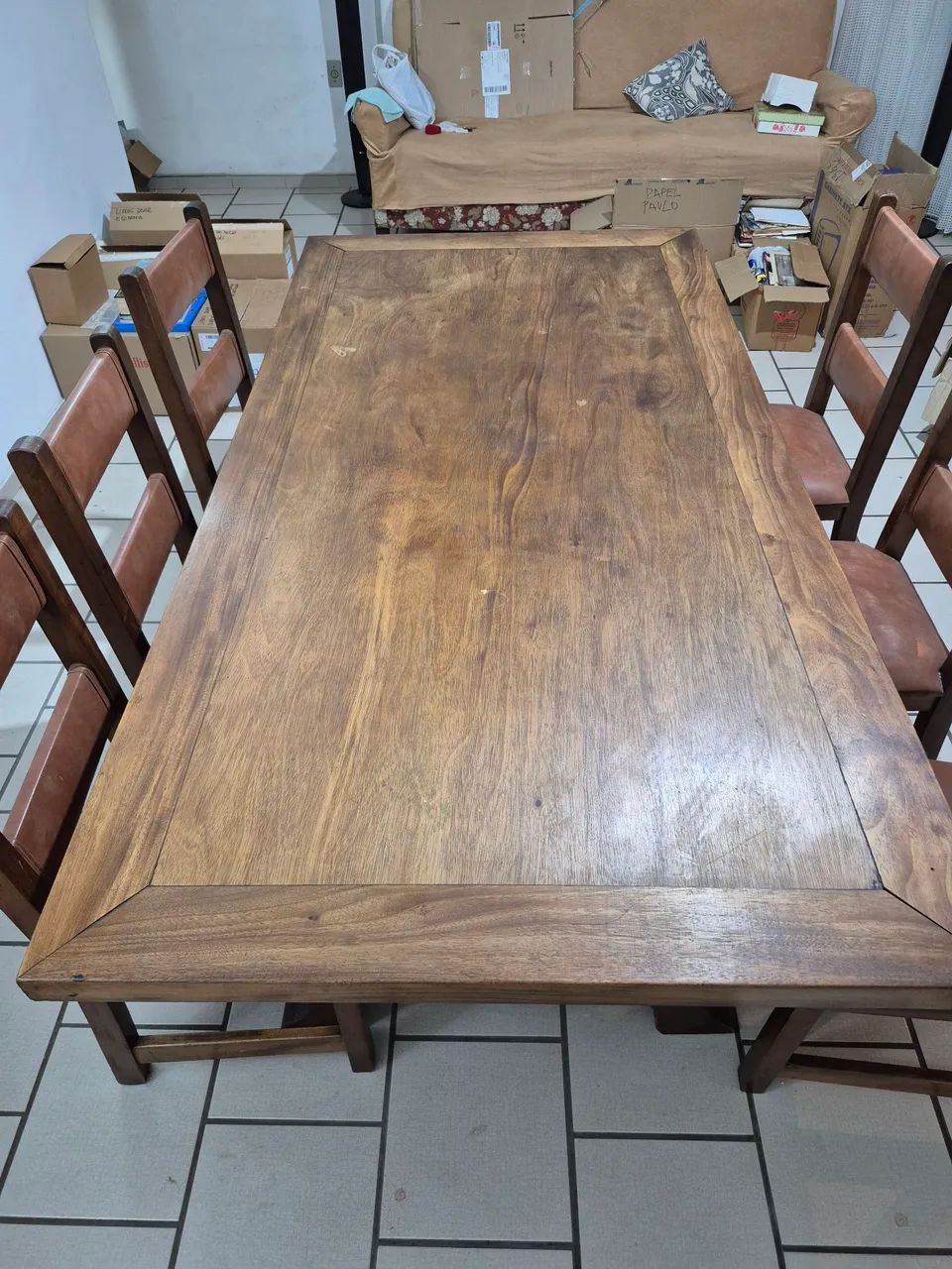 Mesa 6 lugares madeira