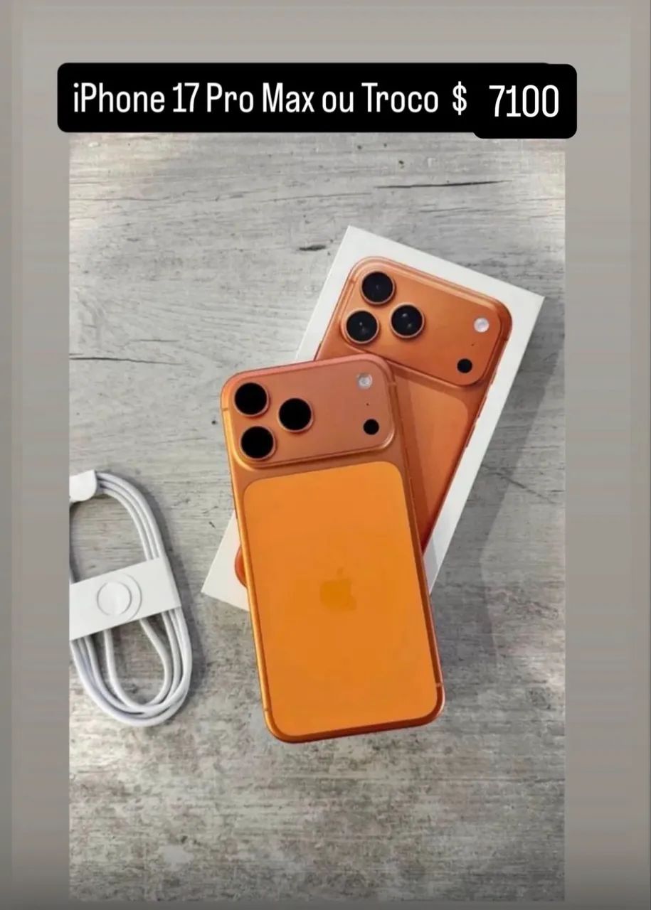 iPhone 17 Pro Max ou Troco