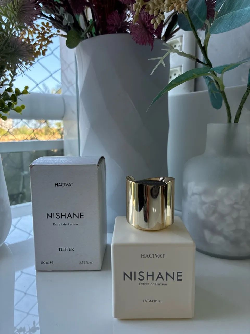 Nishane Hacivat Caixa tester original