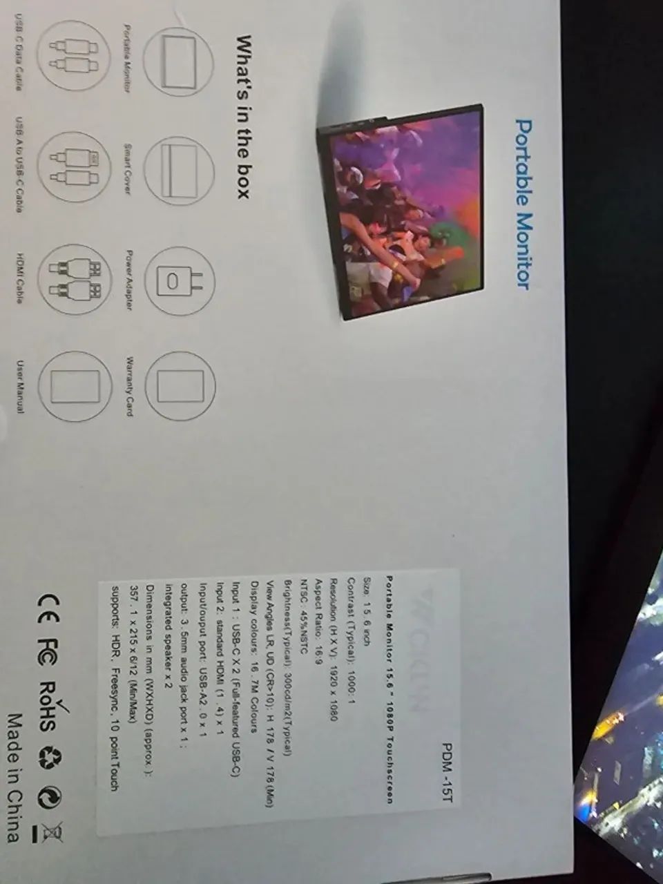 monitor portatil touch - Foto 4