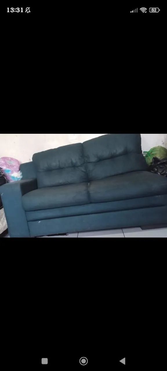 Sofá de 2 acentos em boas condições entrego no local  - Foto 2
