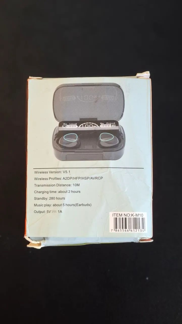 Fone Bluetooth M10 TWS V5.1 Sem Fio com Case e Indicador Digital - Foto 5