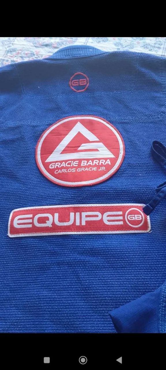 Kimono Gracie Barra azul A0 - Foto 5