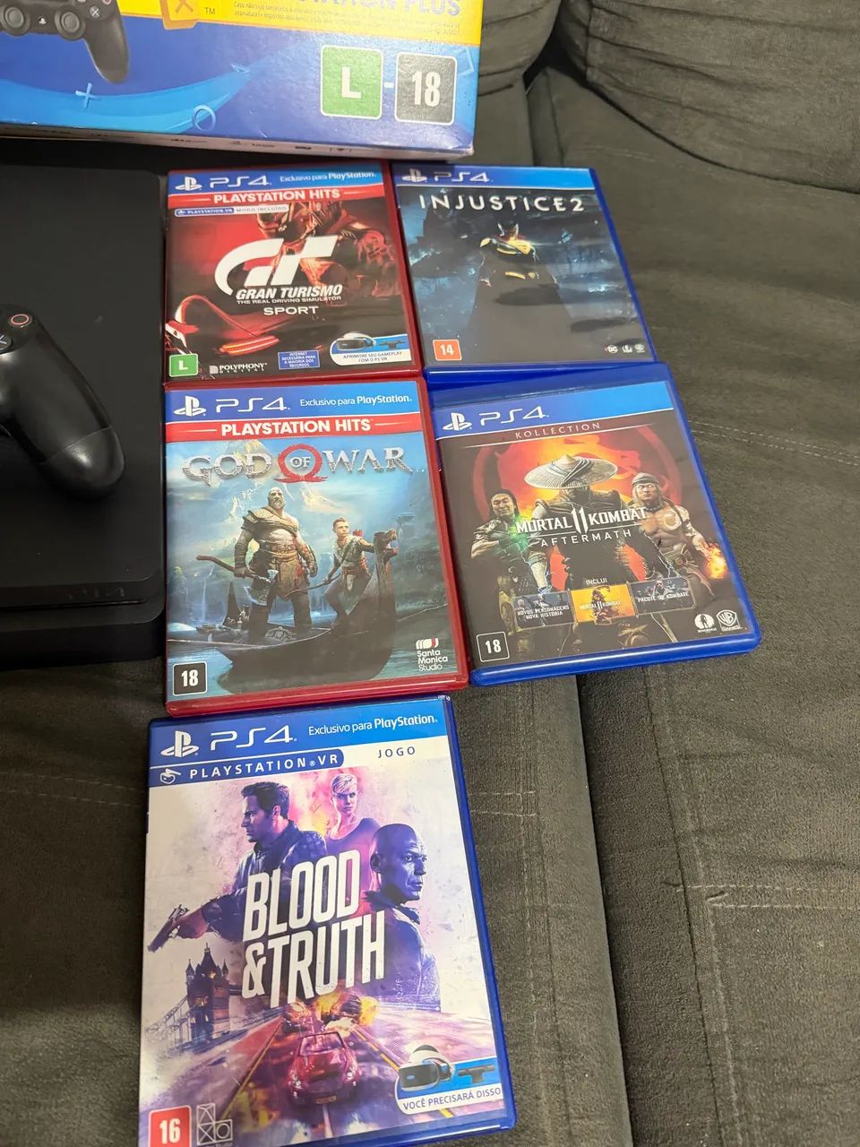 PS4 Slim 2 controles + jogos  - Foto 3