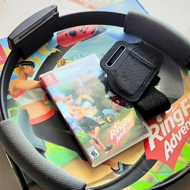 Jogo P/ Nintendo Switch Ring Fit Adventure Original Na Caixa