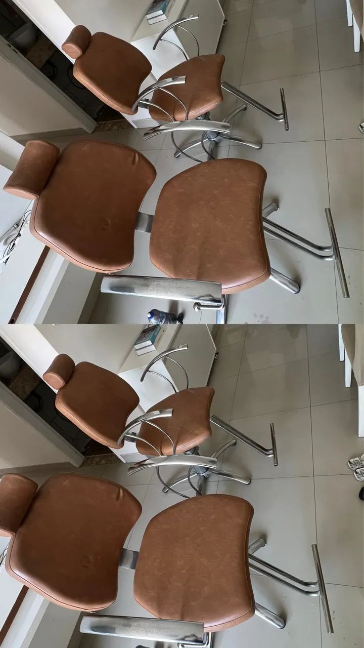 Vendo esse conjunto cadeiras + lavatório salão de beleza  - Foto 2