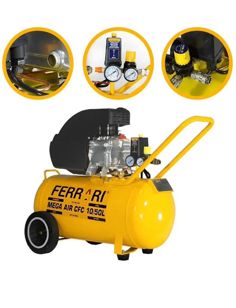 Compressor de ar 50 L - Foto 2