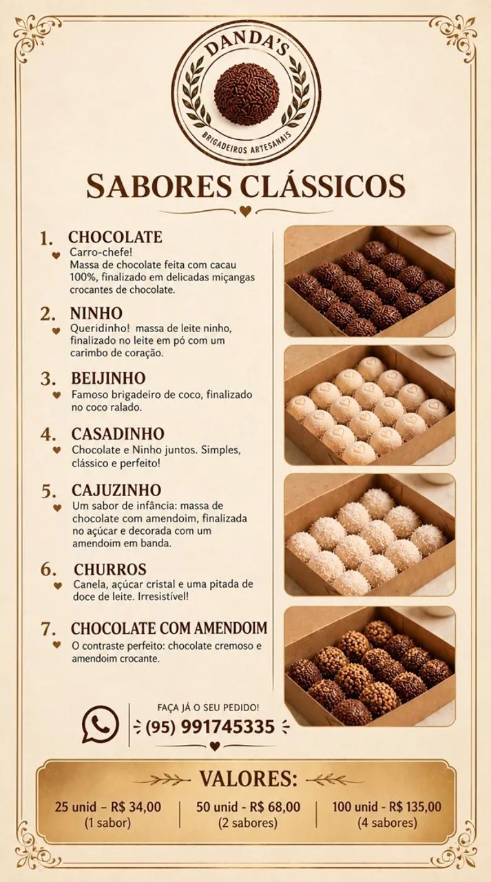Brigadeiro a pronta entrega 