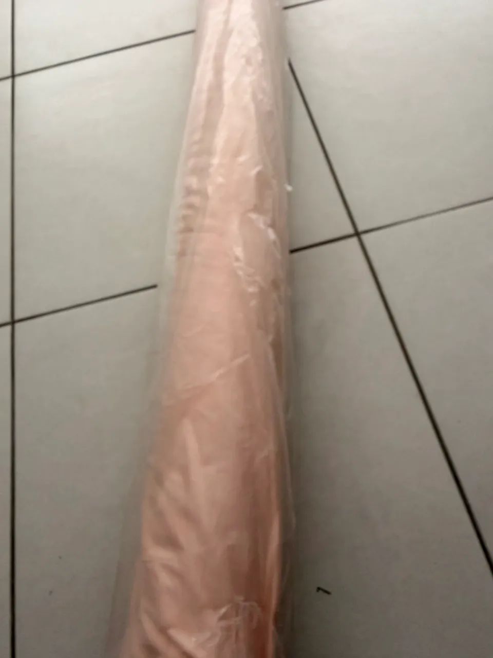 Rolo de tecido Microsoft pettenati rosa bebê 