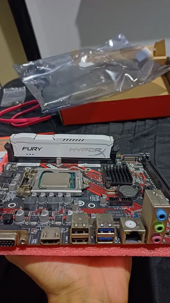 Kit upgrade placa mãe com Processador i5 3470 e RAM memória 16 gb  - Foto 2