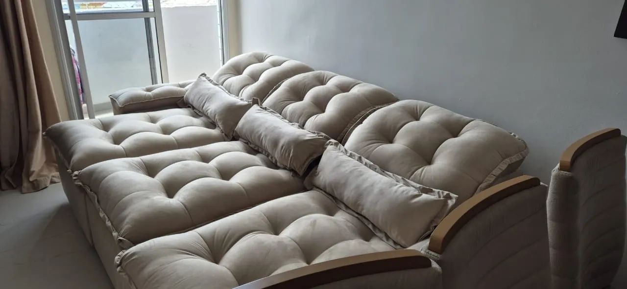 SOFÁ RETRÁTIL RECLINÁVEL (CAMA) DIRETO DA FÁBRICA  - Foto 5