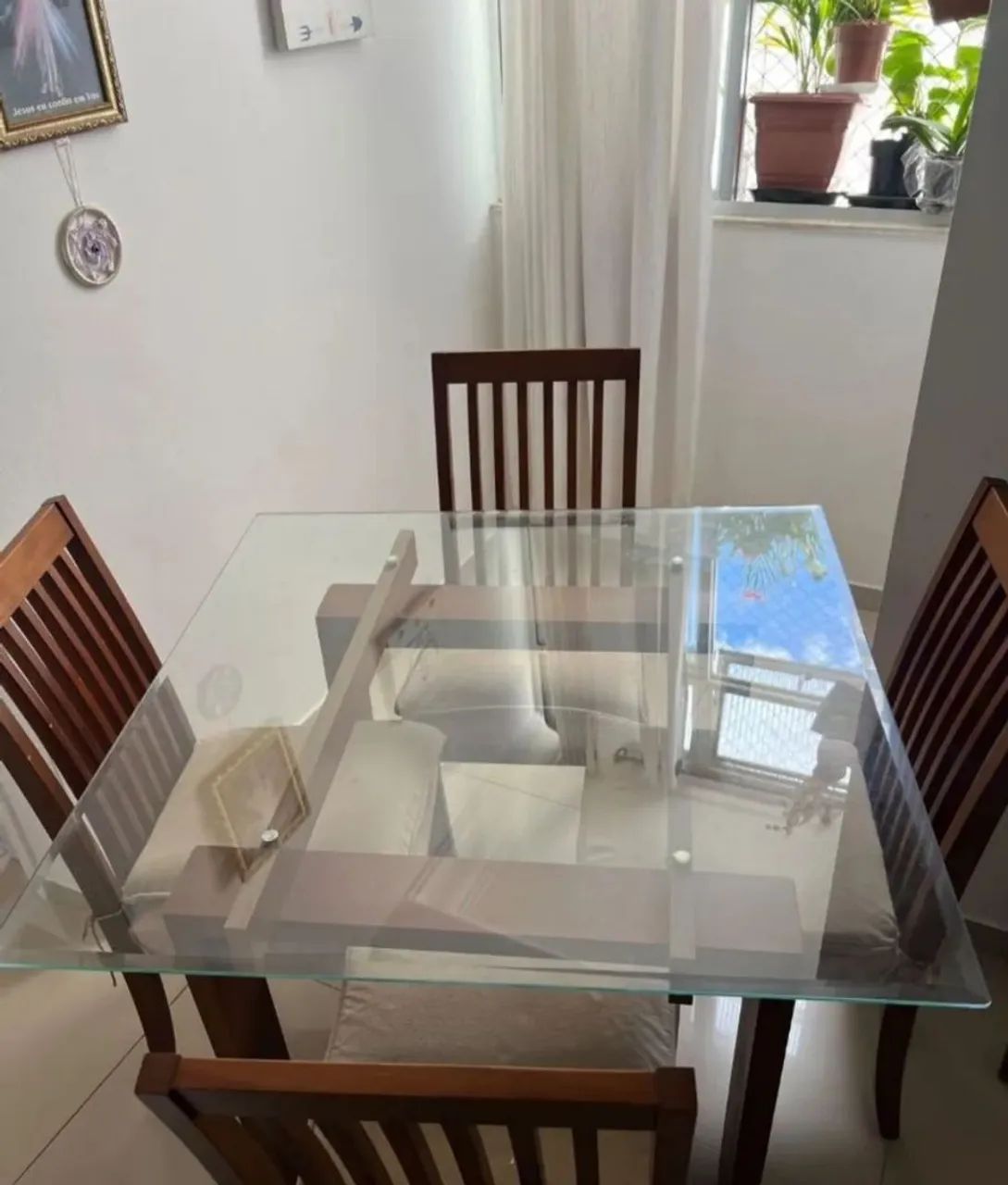 Mesa em vidro - Foto 2
