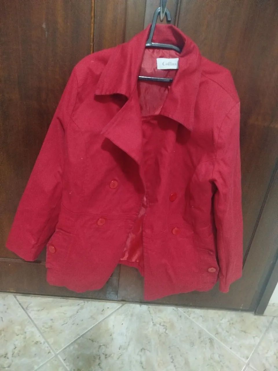 Blazer vermelho Collins 