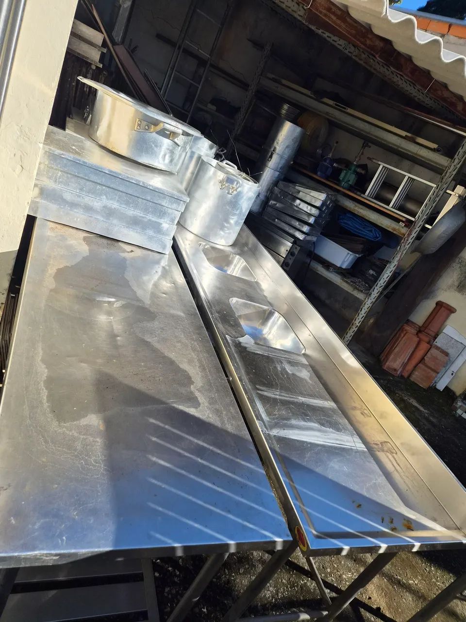 Bancada de inox 2,90m - Foto 4