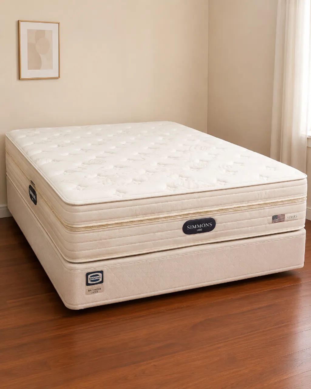 CAMA BOX QUEEN SIMMONS BEAUTYREST - CONFORTO PREMIUM- Nova  - Foto 5