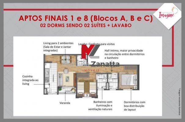 Residencial Imagine - Apartamento em Lançamentos no bairro Lagoa Seca - Santa Bá... - Foto 12