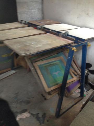 Mesa de serigrafia - estamparia - Foto 4