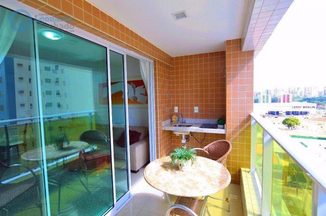 Apartamento com 2 dormitórios à venda, 70 m² por R$ 410.000,00 - Guararapes - Fortaleza/CE - Foto 2