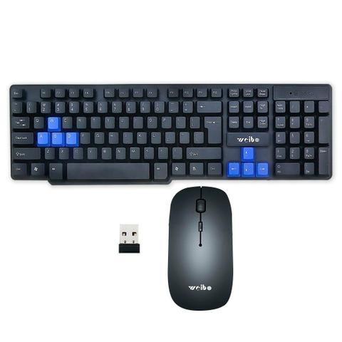 Combo Teclado e Mouse Sem Fio Weibo WB-8011 - Foto 3