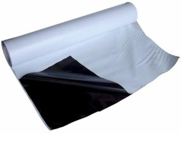 Lona Dupla Face Preta E Branca 200 Micras 12X50 - Foto 2