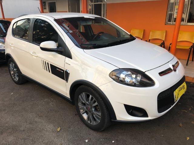 36.900,00/ Palio Sporting Dualogic 1.6 2015 Branco Completo - Financio - Foto 6