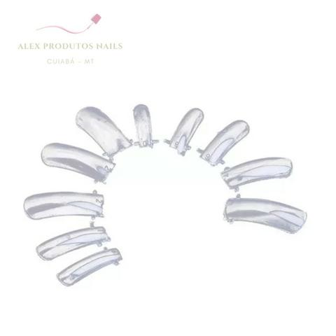 100 Molde Acrilico F1-Unhas Porcelana Cuia - Foto 3