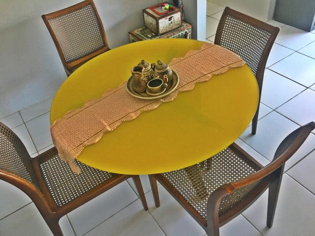 Lindíssima mesa de jantar e e vidro temperado - Foto 3