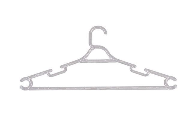 Kit de Cabide Adulto Transparente - 25 unidades