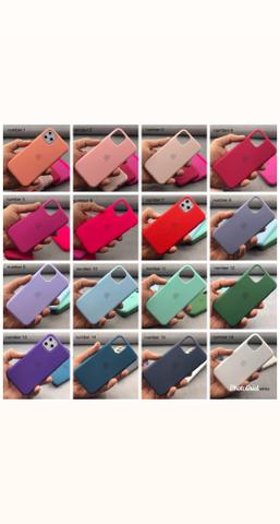 Capa Apple Silicone aveludada iPhone 11 11 pro e 11 pro Max - Foto 2