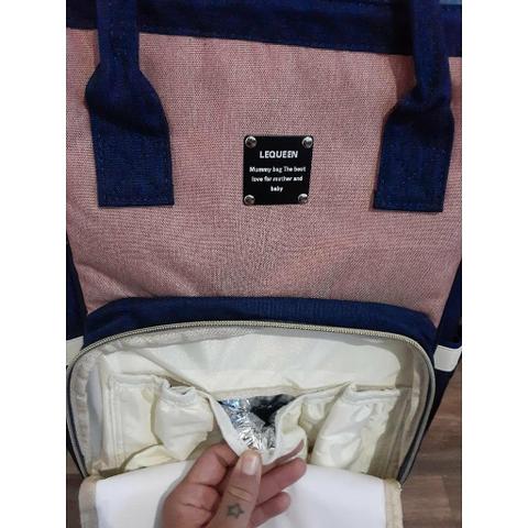 Mochila Maternidade Lequeen Original, aceito cartão. - Foto 3