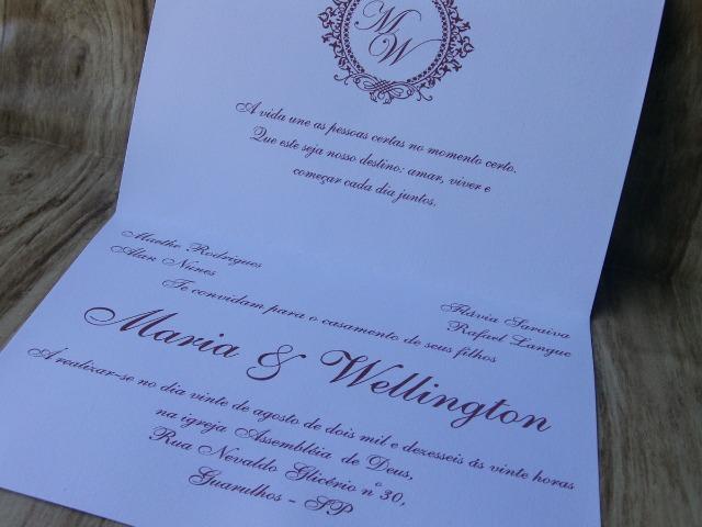 Convites de Casamento - Foto 4