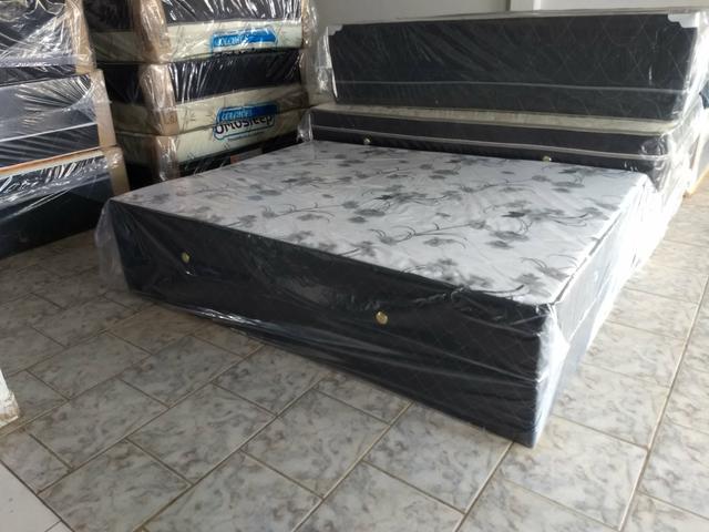 Cama casal 10cm espuma selada