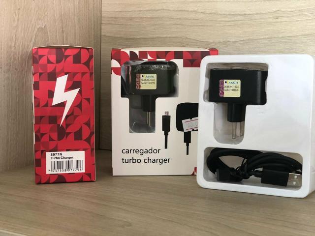 Carregador turbo Motorola e Samsung