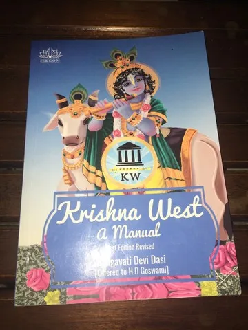 Livro Krishna West a Manual em inglês Padma