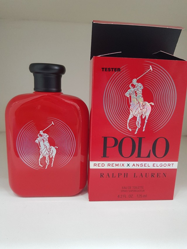 Polo Red Remix X Ansel Elgort Ralph Lauren Eau de Toilette - Perfume  Masculino 125ml - Promoções do Dia